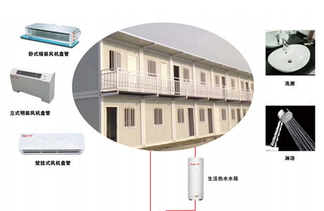 空氣源熱泵在臨建工程供暖制冷方面的應用